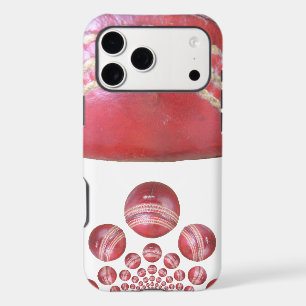 Crimson Spin – Une Balle de Cricket Rouge Artistiq