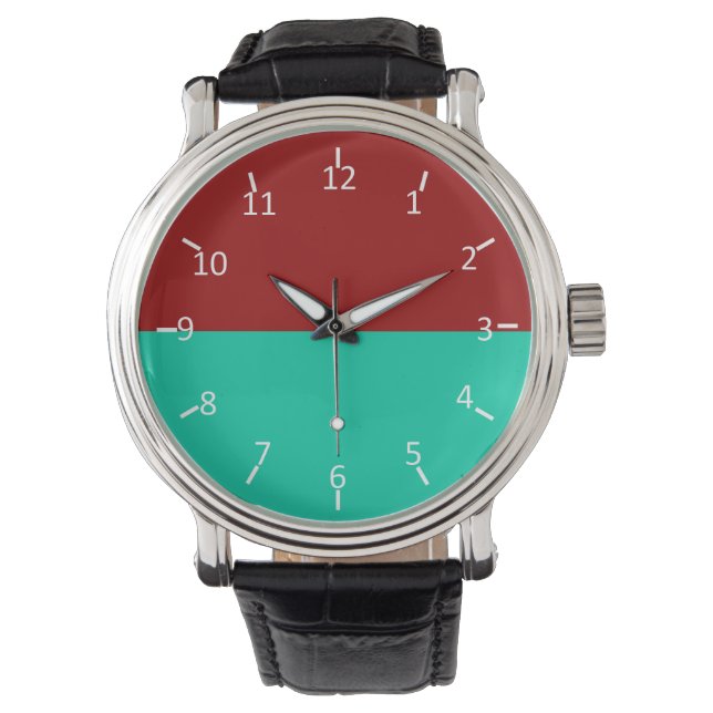 Crimson Sunset Over Water Watch (Front)