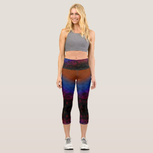Crimson to Cosmos Capri Leggings