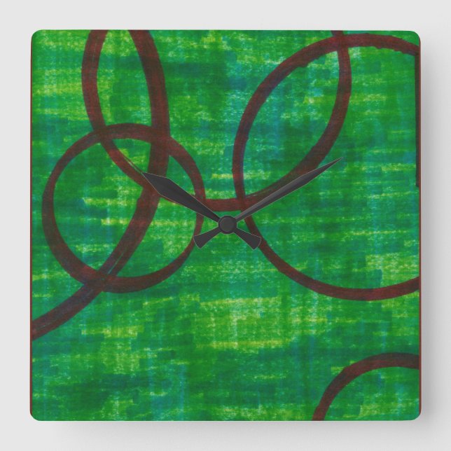 Crimson Trace II Square Wall Clock (Front)