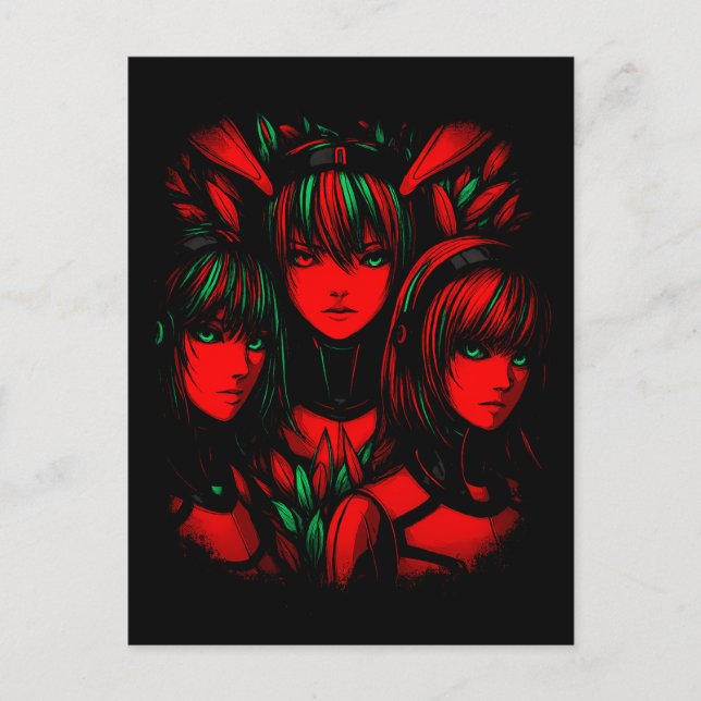 Crimson Trinity Postcard (Front)