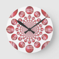 Crimson Vortex: Beautiful Red Cricket Ball Art