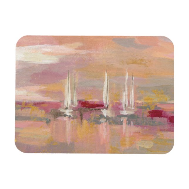 Crimson Waves Magnet (Horizontal)