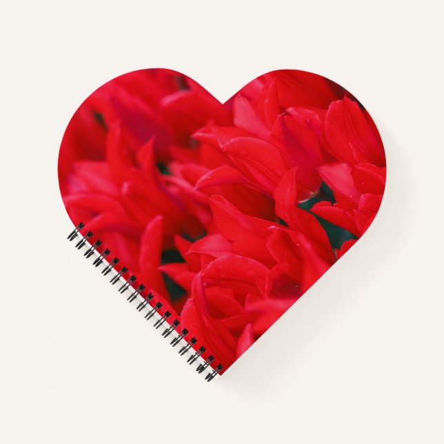 Crimson Waves  Notebook (Front)