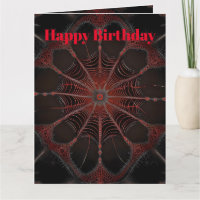 Crimson Web: Fractal Dance with the Redback Spider