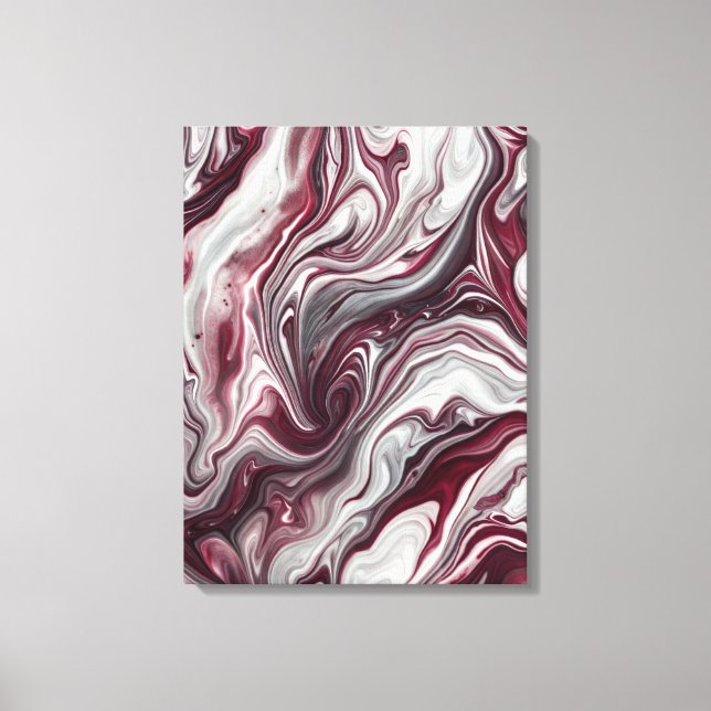 Crimson Whirlwind Canvas Art (Front)