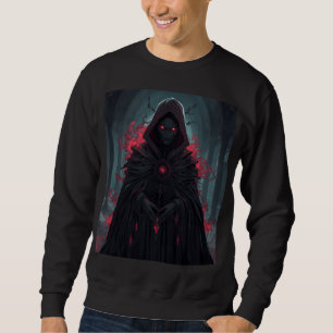 Crimson Wraith – Dark Gothic Grim Reaper Fantasy Sweatshirt