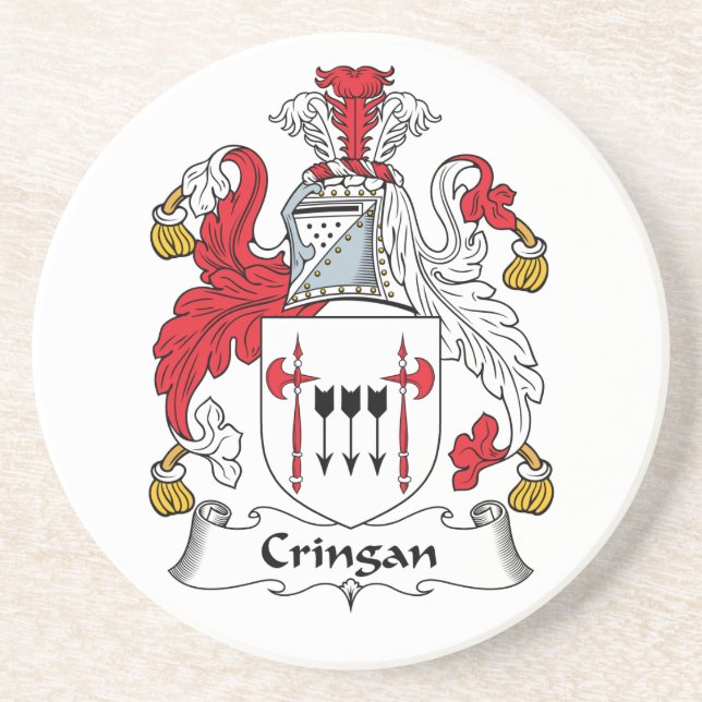 Cringan Family Crest Coaster (Front)