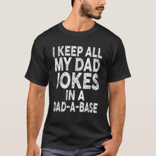 Cringe Software Developer Database Funny Dad Jokes T-Shirt
