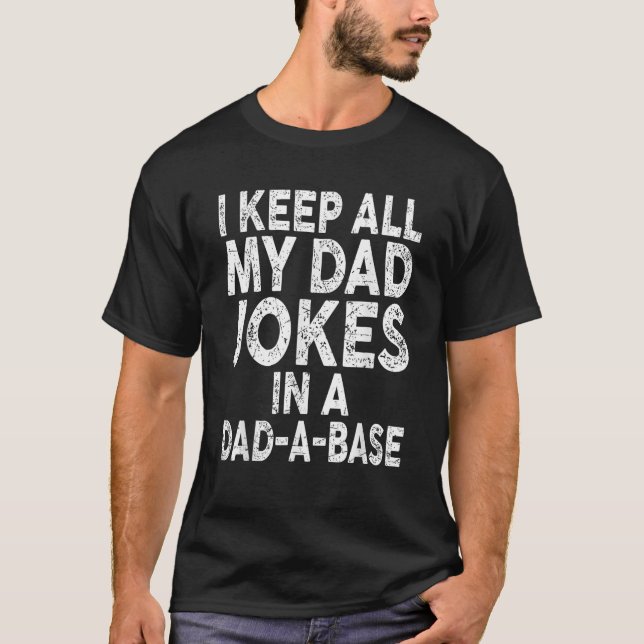 Cringe Software Developer Database Funny Dad Jokes T-Shirt (Front)