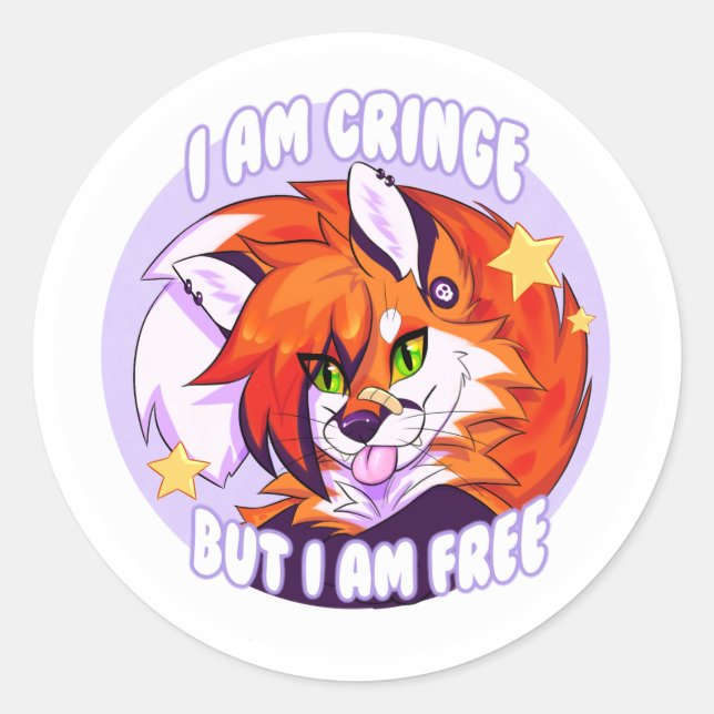 Cringe sticker (Front)
