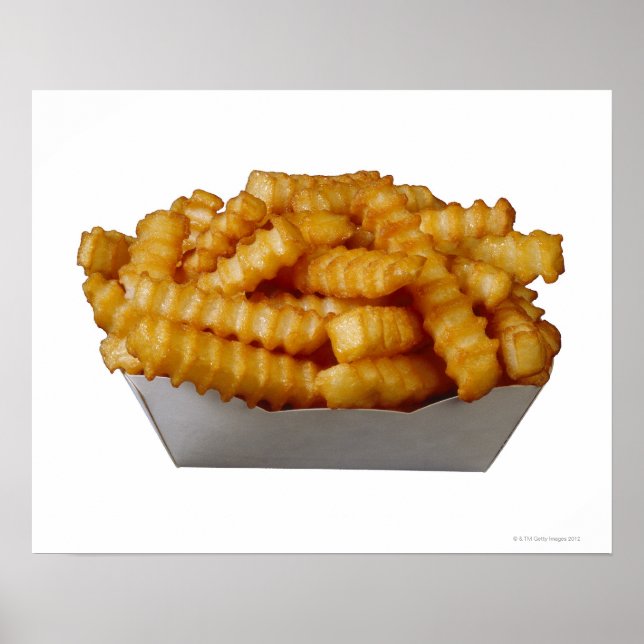 Crinkle-cut french fries poster (Front)
