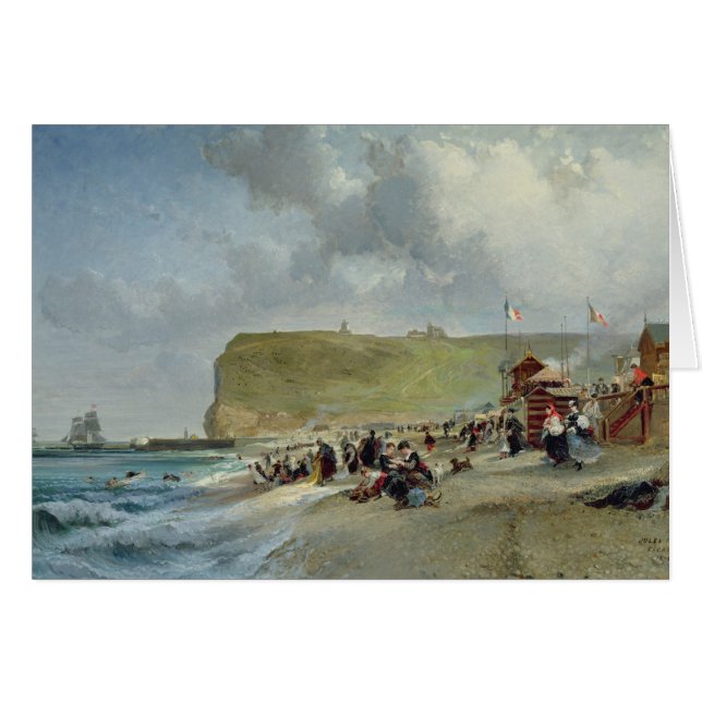 Crinolines on the Beach, Fecamp, 1871 (Front Horizontal)