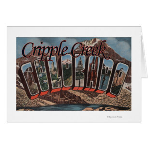 Cripple Creek, Colorado - Scènes de grandes lettre