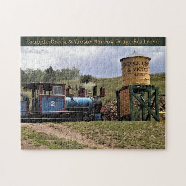 Cripple Creek & Victor Narrow Gauge Train Puzzle (Horizontal)