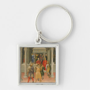 Crippled and Sick Cured at Tomb of St. Nicholas Keychain