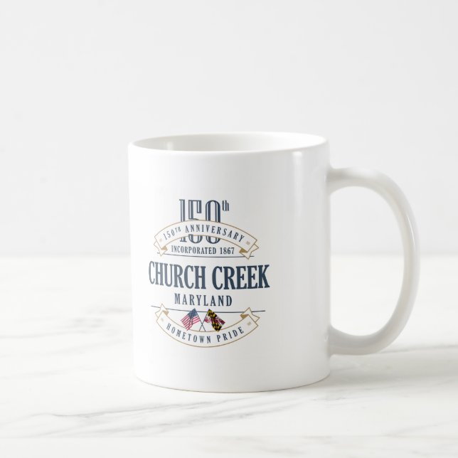 Crique d'église, tasse d'anniversaire du Maryland (Droite)