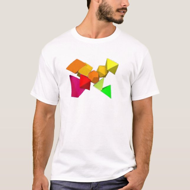 Cris Cross Geometric shapes T-shirt Design (Front)