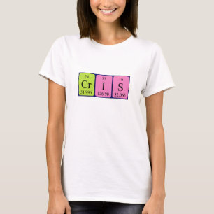 Cris periodic table name shirt