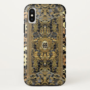 Crisaque Ponce Elegant Chic Monogram iPhone XS Case