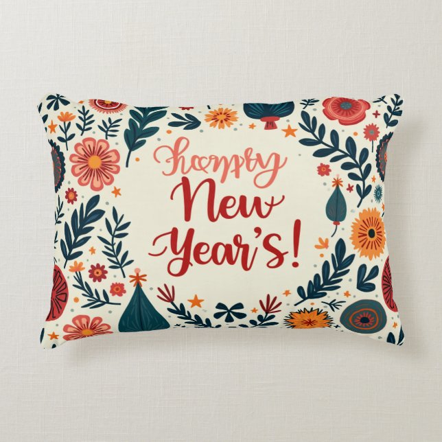 crismas & joyeux coussin de nouvelle année (Devant)