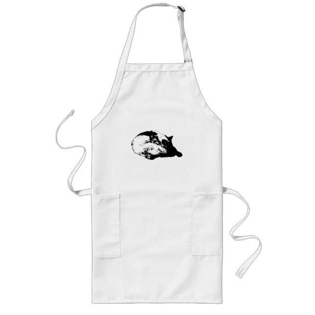 crisp curl edgebright outline calm long apron (Front)