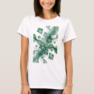 Crisp Green GREEN JEWELS Text Design T-Shirt