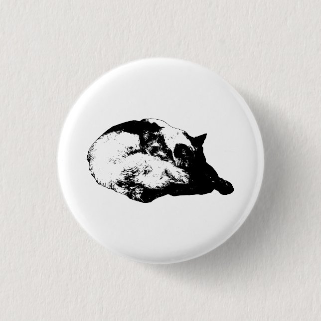 crisp line charm 1 inch round button (Front)