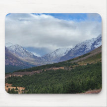 Crisp Mountain Valley View with Forest and Peaks