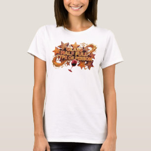 Crisp Orange GLASS HALF FULL TYPE OF PERSON T-Shirt