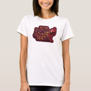 Crisp Pink IN THE MOOD FOR WINE Quote Shirt