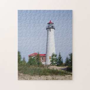 Crisp Point Lighthouse Jigsaw Puzzle
