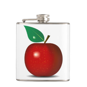 Crisp Red Apple Flask
