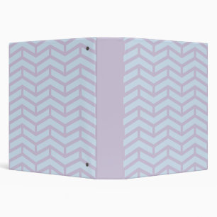 Crisp Sharp Opposing Arrows Chevron Powder Pastels Binder