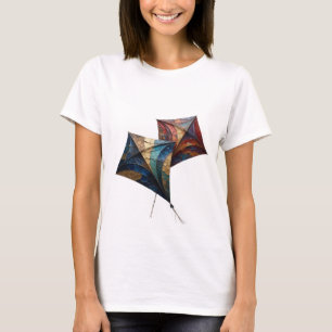 Crisp Silver ABSTRACT ART Design T-Shirt