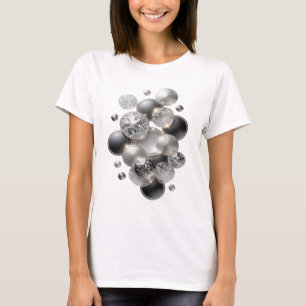 Crisp Silver DIAMONDS ARE A GIRL'S BEST FRIEND T-Shirt