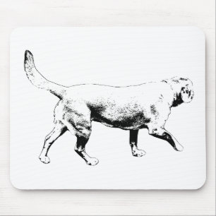 crisp trace stride mouse pad