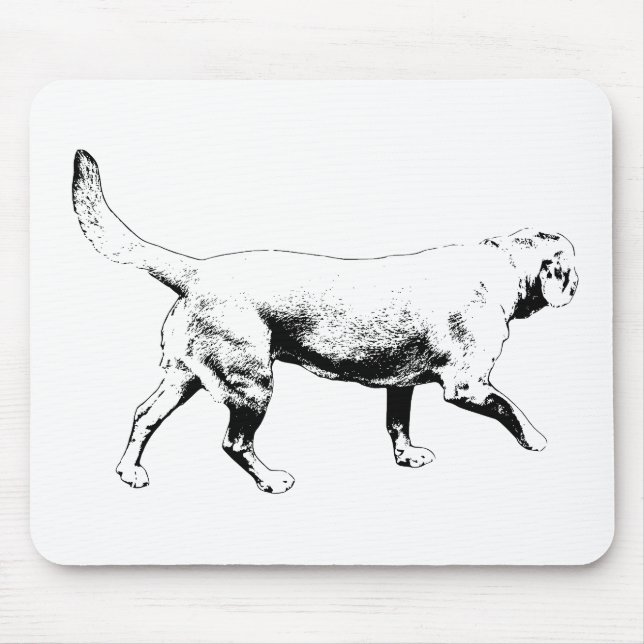 crisp trace stride mouse pad (Front)