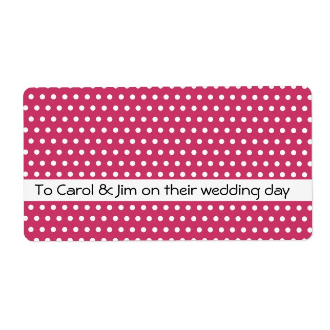 Crisp White Polkadot Pattern (Front)