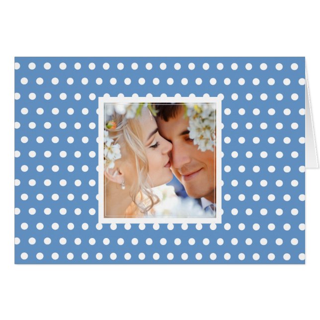 Crisp White Polkadot Pattern (Front Horizontal)