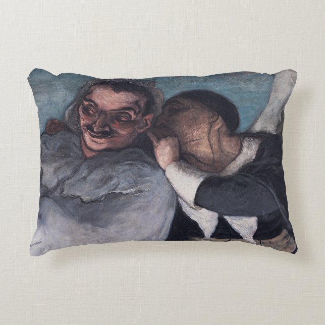 Crispin and Scapin Accent Pillow (Front)