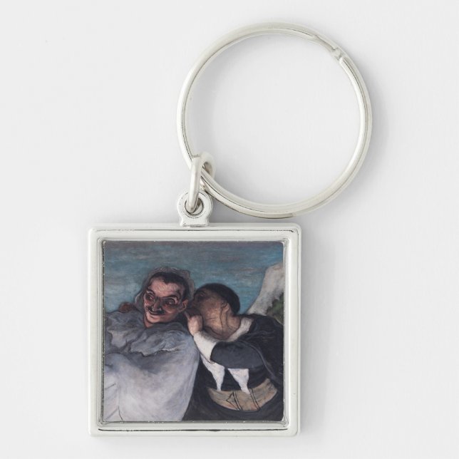Crispin and Scapin Keychain (Front)