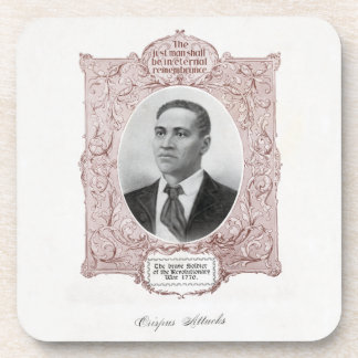 Crispus Attucks: Martyr of American Revolution Coaster
