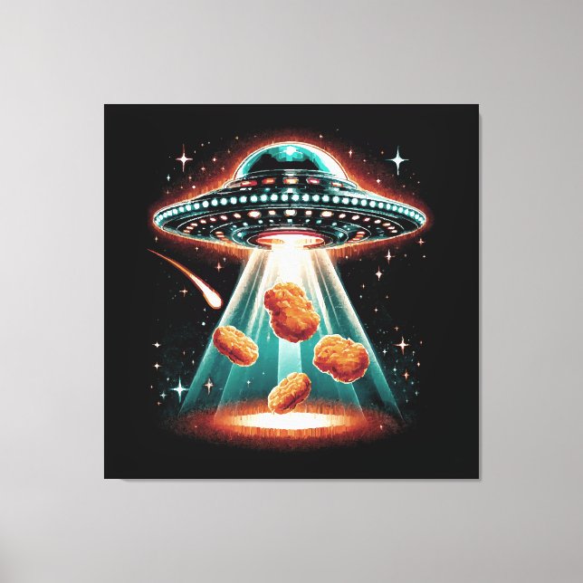 Crispy Chicken Nugget  Canvas Print (Front)