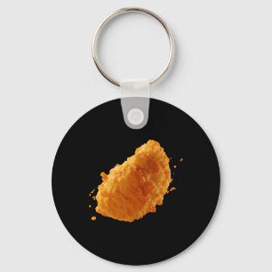 Crispy Chicken Nugget Funny Food Nuggets Tenders L Keychain