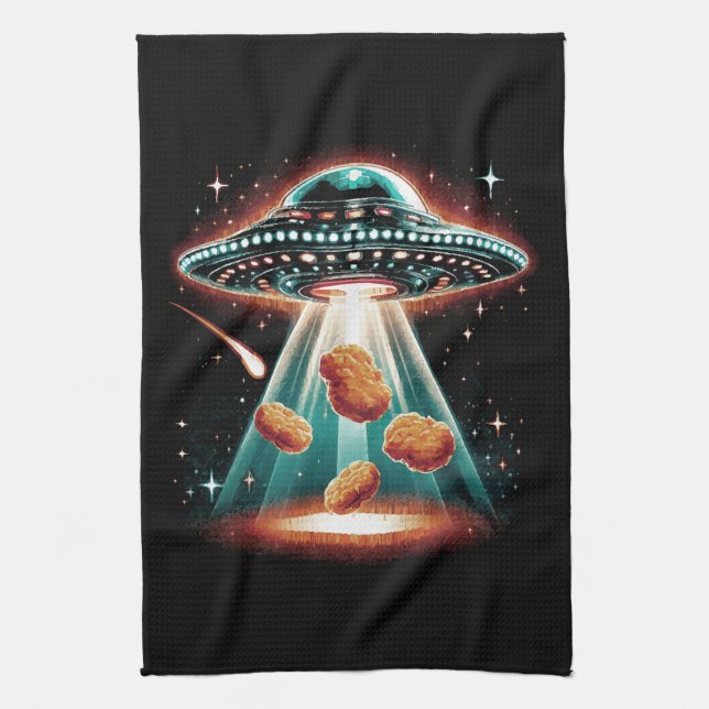 Crispy Chicken Nugget  Kitchen Towel (Vertical)