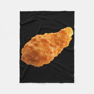 Crispy Chicken Tender Funny Food Nuggets Lover Fleece Blanket