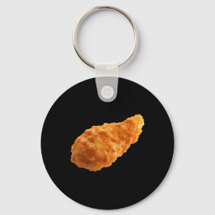 Crispy Chicken Tender Funny Food Nuggets Lover Keychain