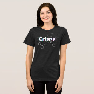 Crispy Fizz Carbonated Bubbles Drink Tri-Blend Shirt