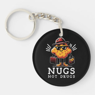 Crispy Nugs Not Drugs Keychain